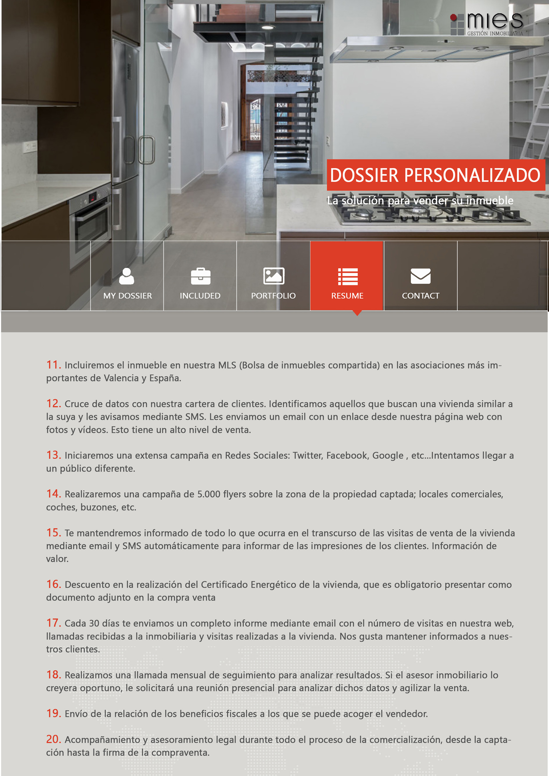 Mies inmobiliaria - Resume more