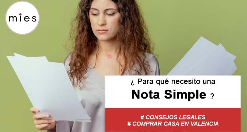 Nota simple, ¿qué es y para qué la necesitamos?