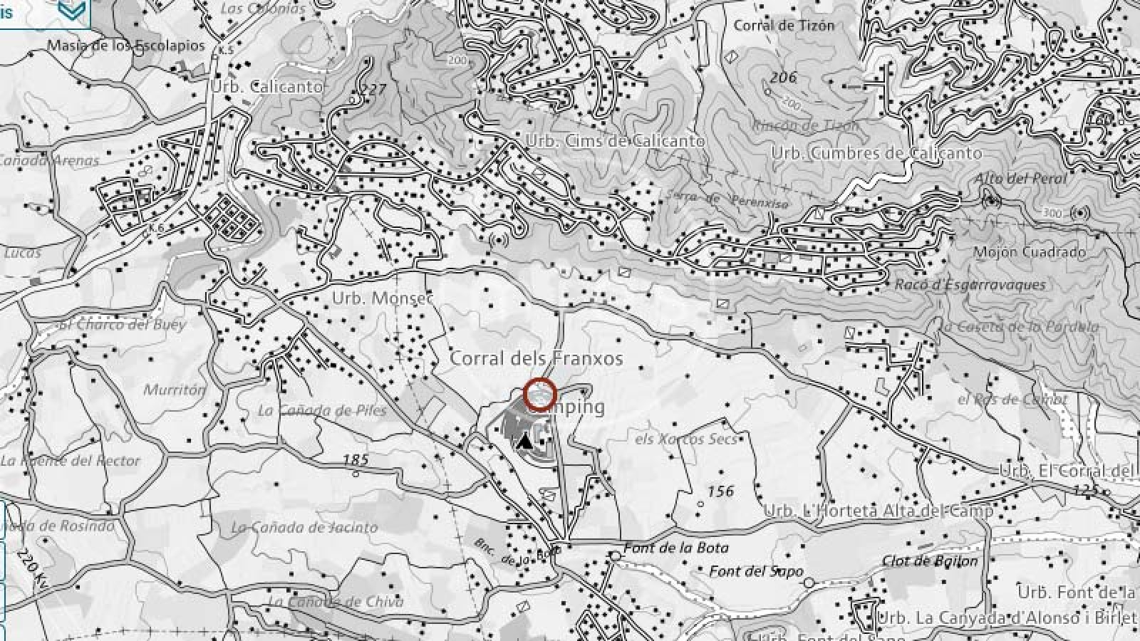 camping la piramide mies inmobiliaria torrent sierra perenchiza